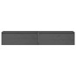 vidaXL Wandschränke 2 Stk. Grau 100x30x35 cm Massivholz Kiefer vidaXL Wandschränke 2 Stk. Grau 100x30x35 cm Massivholz Kiefer