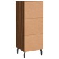 vidaXL Sideboard Braun Eichen-Optik 34,5x34x90 cm Holzwerkstoff vidaXL Sideboard Braun Eichen-Optik 34,5x34x90 cm Holzwerkstoff