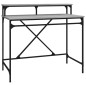 vidaXL Schreibtisch Grau Sonoma 100x50x90 cm Holzwerkstoff und Eisen vidaXL Schreibtisch Grau Sonoma 100x50x90 cm Holzwerkstoff und Eisen