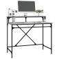 vidaXL Schreibtisch Grau Sonoma 100x50x90 cm Holzwerkstoff und Eisen vidaXL Schreibtisch Grau Sonoma 100x50x90 cm Holzwerkstoff und Eisen