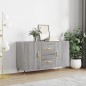 vidaXL Sideboard Grau Sonoma 100x36x60 cm Holzwerkstoff vidaXL Sideboard Grau Sonoma 100x36x60 cm Holzwerkstoff