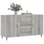 vidaXL Sideboard Grau Sonoma 100x36x60 cm Holzwerkstoff vidaXL Sideboard Grau Sonoma 100x36x60 cm Holzwerkstoff