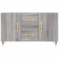 vidaXL Sideboard Grau Sonoma 100x36x60 cm Holzwerkstoff vidaXL Sideboard Grau Sonoma 100x36x60 cm Holzwerkstoff