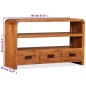 vidaXL TV-Schrank Massivholz Akazie 90x30x55 cm vidaXL TV-Schrank Massivholz Akazie 90x30x55 cm
