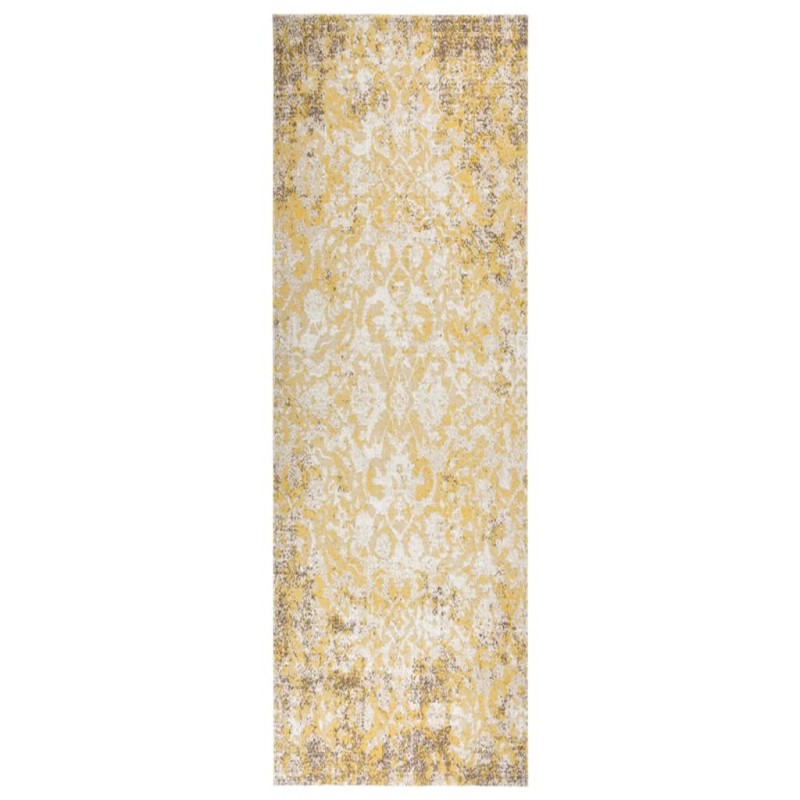 vidaXL Outdoor-Teppich Flachgewebe 80x250 cm Gelb vidaXL Outdoor-Teppich Flachgewebe 80x250 cm Gelb