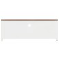 vidaXL TV-Schrank Weiß 110x30x40 cm Eisen und Massivholz Tanne vidaXL TV-Schrank Weiß 110x30x40 cm Eisen und Massivholz Tanne
