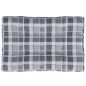 vidaXL Palettenkissen Grau Karomuster 120x80x12 cm Stoff vidaXL Palettenkissen Grau Karomuster 120x80x12 cm Stoff