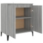 vidaXL Sideboard Grau Sonoma 60x35x70 cm Holzwerkstoff vidaXL Sideboard Grau Sonoma 60x35x70 cm Holzwerkstoff