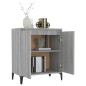 vidaXL Sideboard Grau Sonoma 60x35x70 cm Holzwerkstoff vidaXL Sideboard Grau Sonoma 60x35x70 cm Holzwerkstoff
