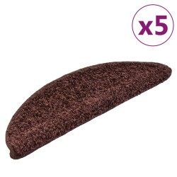 vidaXL Stufenmatten 5 Stk. 56x17x3 cm Braun