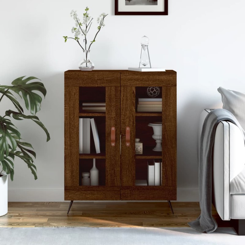 vidaXL Sideboard Braun Eichen-Optik 69,5x34x90 cm Holzwerkstoff vidaXL Sideboard Braun Eichen-Optik 69,5x34x90 cm Holzwerkstoff