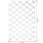 Nature Garten-Rankgitter 50x150 cm PVC Weiß 6040701 Nature Garten-Rankgitter 50x150 cm PVC Weiß 6040701