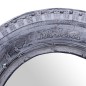 vidaXL Spiegel Weiß 50 cm Regenerierter Gummireifen vidaXL Spiegel Weiß 50 cm Regenerierter Gummireifen
