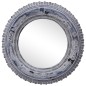 vidaXL Spiegel Weiß 50 cm Regenerierter Gummireifen vidaXL Spiegel Weiß 50 cm Regenerierter Gummireifen