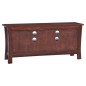 vidaXL TV-Schrank Klassisch Braun 100x30x45 cm Massivholz Mahagoni vidaXL TV-Schrank Klassisch Braun 100x30x45 cm Massivholz Mahagoni