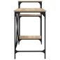 vidaXL Schreibtisch mit Regal Sonoma-Eiche 135x50x90 cm Holzwerkstoff vidaXL Schreibtisch mit Regal Sonoma-Eiche 135x50x90 cm Holzwerkstoff