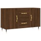 vidaXL Sideboard Braun Eichen-Optik 100x36x60 cm Holzwerkstoff vidaXL Sideboard Braun Eichen-Optik 100x36x60 cm Holzwerkstoff