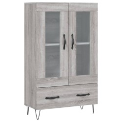 vidaXL Highboard Grau Sonoma 69,5x31x115 cm Holzwerkstoff