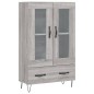 vidaXL Highboard Grau Sonoma 69,5x31x115 cm Holzwerkstoff vidaXL Highboard Grau Sonoma 69,5x31x115 cm Holzwerkstoff