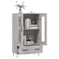 vidaXL Highboard Grau Sonoma 69,5x31x115 cm Holzwerkstoff vidaXL Highboard Grau Sonoma 69,5x31x115 cm Holzwerkstoff