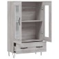 vidaXL Highboard Grau Sonoma 69,5x31x115 cm Holzwerkstoff vidaXL Highboard Grau Sonoma 69,5x31x115 cm Holzwerkstoff