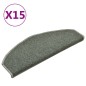 vidaXL Treppenmatten 15 Stk. Dunkelgrün 65x24x4 cm vidaXL Treppenmatten 15 Stk. Dunkelgrün 65x24x4 cm