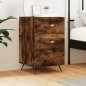 vidaXL Nachttisch Räuchereiche 40x40x66 cm Holzwerkstoff vidaXL Nachttisch Räuchereiche 40x40x66 cm Holzwerkstoff
