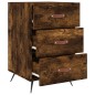 vidaXL Nachttisch Räuchereiche 40x40x66 cm Holzwerkstoff vidaXL Nachttisch Räuchereiche 40x40x66 cm Holzwerkstoff