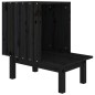 vidaXL Katzenhaus Schwarz 60x36x60 cm Massivholz Kiefer vidaXL Katzenhaus Schwarz 60x36x60 cm Massivholz Kiefer