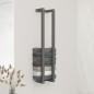 vidaXL Handtuchhalter Grau 23x18x110 cm Massivholz Kiefer vidaXL Handtuchhalter Grau 23x18x110 cm Massivholz Kiefer