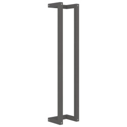vidaXL Handtuchhalter Grau 23x18x110 cm Massivholz Kiefer
