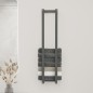 vidaXL Handtuchhalter Grau 23x18x110 cm Massivholz Kiefer vidaXL Handtuchhalter Grau 23x18x110 cm Massivholz Kiefer