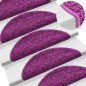 vidaXL Stufenmatten 10 Stk. 65x21x4 cm Violett vidaXL Stufenmatten 10 Stk. 65x21x4 cm Violett