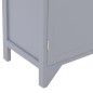 vidaXL Beistellschrank Grau 60 × 30 × 75 cm Paulownia Holz vidaXL Beistellschrank Grau 60 × 30 × 75 cm Paulownia Holz