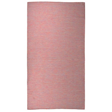 vidaXL Outdoor-Teppich Flachgewebe 80x150 cm Rot
