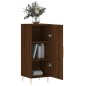 vidaXL Sideboard Braun Eichen-Optik 34,5x34x90 cm Holzwerkstoff vidaXL Sideboard Braun Eichen-Optik 34,5x34x90 cm Holzwerkstoff