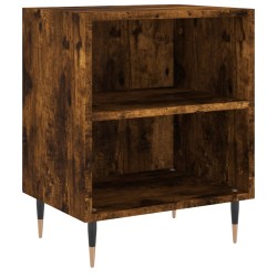 vidaXL Nachttisch Räuchereiche 40x30x50 cm Holzwerkstoff
