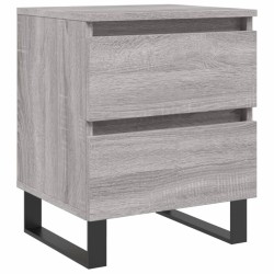 vidaXL Nachttisch Grau Sonoma 40x35x50 cm Holzwerkstoff