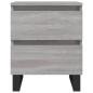 vidaXL Nachttisch Grau Sonoma 40x35x50 cm Holzwerkstoff vidaXL Nachttisch Grau Sonoma 40x35x50 cm Holzwerkstoff