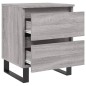 vidaXL Nachttisch Grau Sonoma 40x35x50 cm Holzwerkstoff vidaXL Nachttisch Grau Sonoma 40x35x50 cm Holzwerkstoff