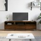 vidaXL TV-Schrank Braun Eichen-Optik 150x30x44,5 cm Holzwerkstoff vidaXL TV-Schrank Braun Eichen-Optik 150x30x44,5 cm Holzwerkstoff