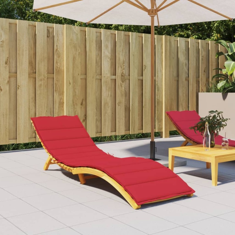 Sonnenliegen-Auflage Rot 200x70x3 cm Oxford-Gewebe Sonnenliegen-Auflage Rot 200x70x3 cm Oxford-Gewebe