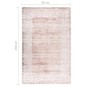vidaXL Teppich Waschbar 80x150 cm Beige Rutschfest vidaXL Teppich Waschbar 80x150 cm Beige Rutschfest