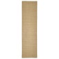vidaXL Teppich Natur Sisal 80x300 cm vidaXL Teppich Natur Sisal 80x300 cm