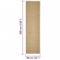 vidaXL Teppich Natur Sisal 80x300 cm vidaXL Teppich Natur Sisal 80x300 cm