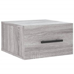 vidaXL Wand-Nachttisch Grau Sonoma 35x35x20 cm