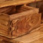 vidaXL Schreibtisch mit Schubladen Massivholz 88 x 50 x 90 cm vidaXL Schreibtisch mit Schubladen Massivholz 88 x 50 x 90 cm