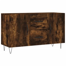 vidaXL Sideboard Räuchereiche 100x36x60 cm Holzwerkstoff