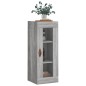 vidaXL Wandschrank Grau Sonoma 34,5x34x90 cm vidaXL Wandschrank Grau Sonoma 34,5x34x90 cm
