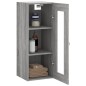 vidaXL Wandschrank Grau Sonoma 34,5x34x90 cm vidaXL Wandschrank Grau Sonoma 34,5x34x90 cm